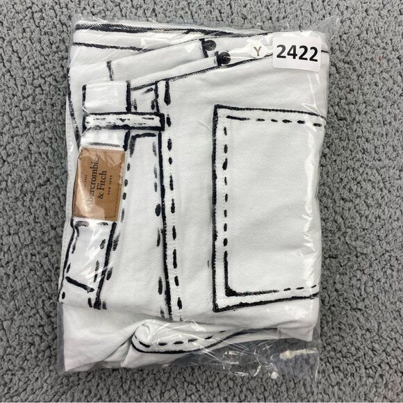 Abercrombie & Fitch Custom The Ankle Straight Ultra High Rise Jeans Size:30/10r - Picture 15 of 15